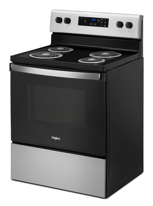 Whirlpool® 30" Stainless Steel Freestanding Electric Range-3