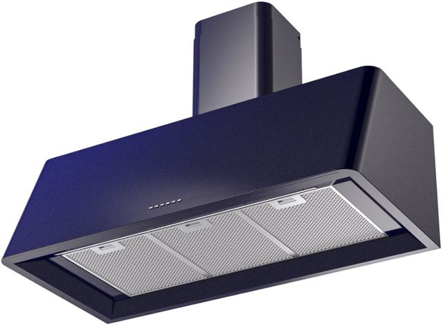 Ilve® Nostalgie II Series 40" Midnight Blue Wall Mounted Range Hood-1
