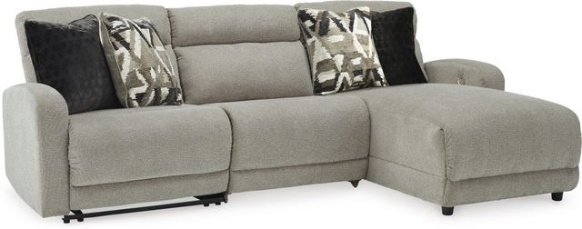 Signature Design by Ashley® Colleyville 3-Piece Stone Power Reclining Right-Arm Facing Sectional and Chaise-0