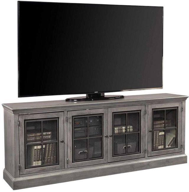 aspenhome® Churchill Smokey Gray 85'' Console and Hutch-2