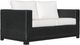 Enclover Trillium Black/White Loveseat-0