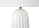 Chelsea House Gamble White Glaze Table Lamp-1