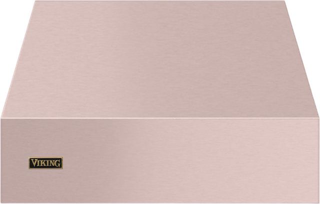 Viking 5 Series 30" Blush Wall Mounted Range Hood with Brushed Brass Trim-0