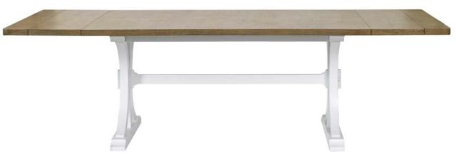 Martin Furniture Bluff Point Tawny Brown Dining Table with Trestle Base-3