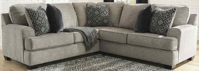 Signature Design by Ashley® Bovarian 2-Piece Curved Stone Sectional-5