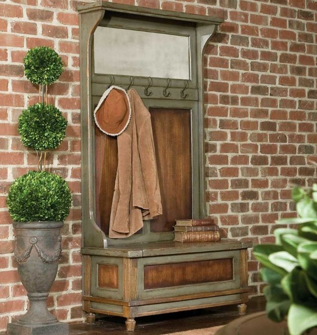 Uttermost® Riyo Honey Stained Hall Tree-1