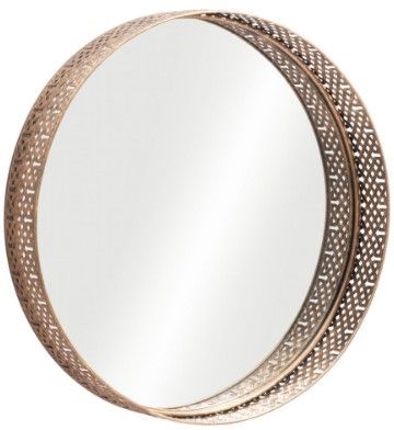 Zuo® Modern Faz Antique Gold Mirror-0