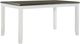 Powell® Jane Dark Gray Dining Table with Smokey White Base-0