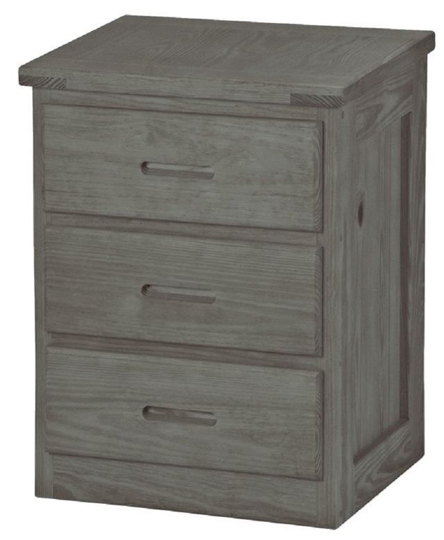 Crate Designs™ Furniture Graphite 30" Tall Nightstand-0