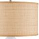 Currey & Company Snowy Owl Brown/White Table Lamp-2