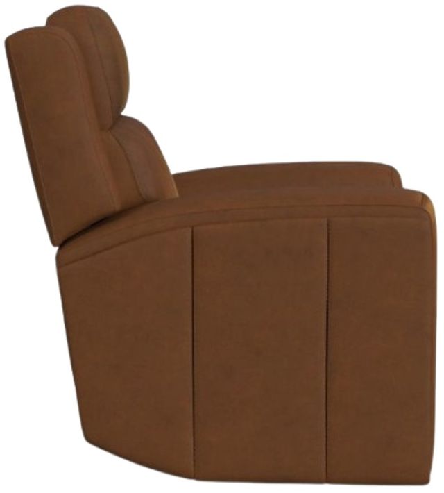 Flexsteel® Wyatt Canyon Brown Leather Power Recliner with Power Headrest and Lumbar-3