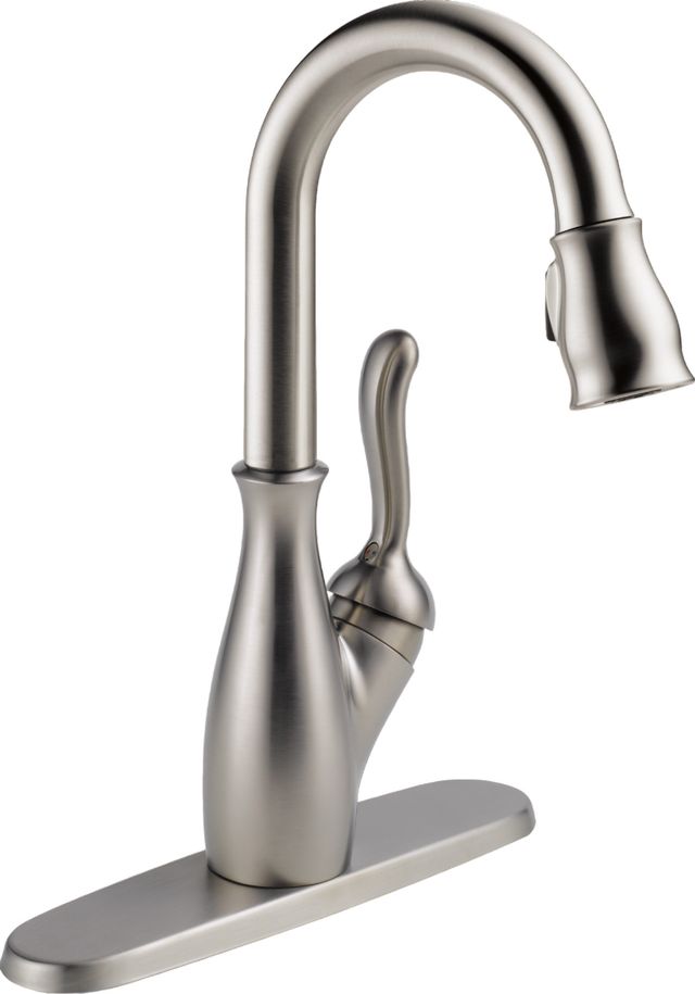 Delta Leland® Spotshield Stainless Single Handle Bar / Prep Faucet-1