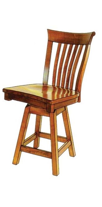 Door County Delaney Swivel Stool 30"-0