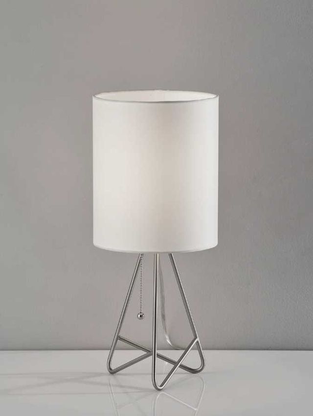 Adesso® Nell Brushed Steel Table Lamp-2