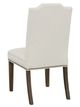 Fairfield® Customizable Entree Dining Empire Short Back Dining Chair with Tobacco Legs-3