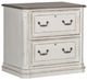 Liberty Furniture Magnolia Manor Antique White/Weathered Bark Junior Executive Media Lateral File-0