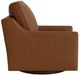 Bassett® Furniture Customizable Benchmade Premier Leather Slope Arm Swivel Chair-2