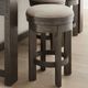 Liberty Furniture Lennox Hill Bark/Granite Upholstered Swivel Stool-1