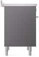 Ilve® Professional Plus II 36" Graphite Matte Pro Style Induction Range-4