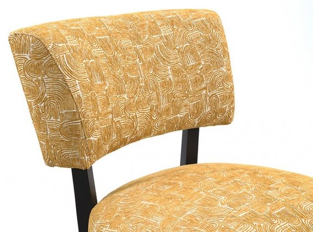 Furniture of America® Aveni Yellow Accent Chair-4