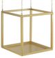 A & B Home Gold Iron Stand with Chains -0