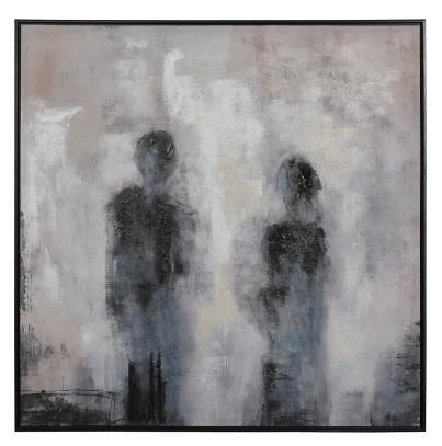 Stylecraft White Canvas Painting-0