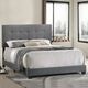 Intercon Addyson Gunmetal Queen Upholstered Panel Bed-1
