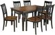 Signature Design by Ashley® Owingsville 7-Piece Black/Brown Dining Set-0