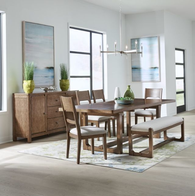 Liberty Furniture Harmony Brownstone/Oatmeal Dining Side Chair-1