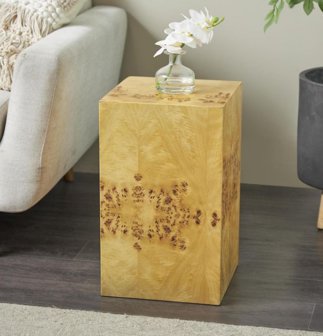 Deco Marche Brown 12" Accent Table-3