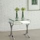 ACME Furniture Yuri Mirrored Top End Table with Chrome Base-1