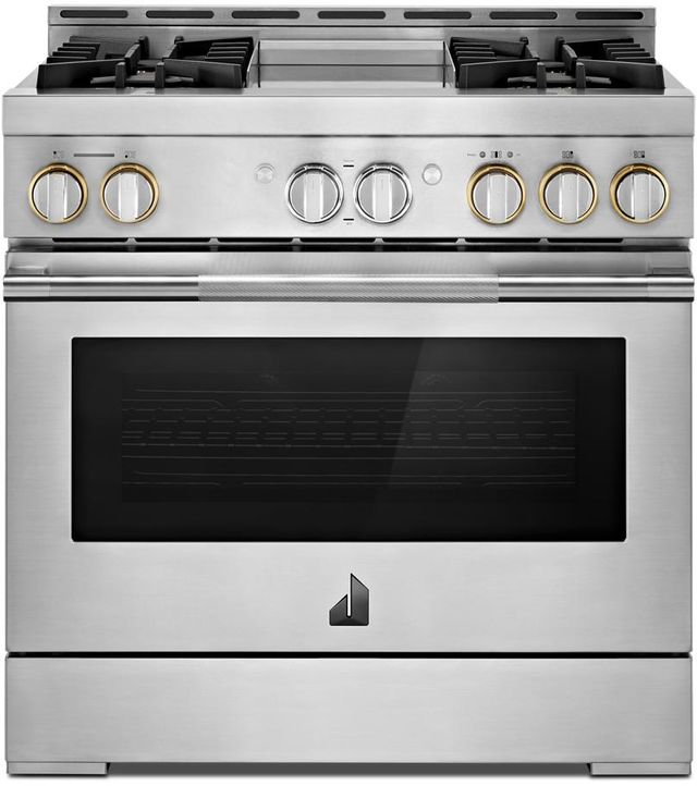 JennAir® RISE™ 36" Stainless Steel Pro Style Natural Gas Range