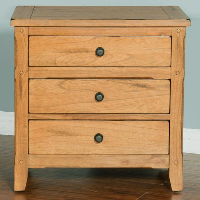 Sunny Designs™ Sedona Rustic Oak Nightstand-2