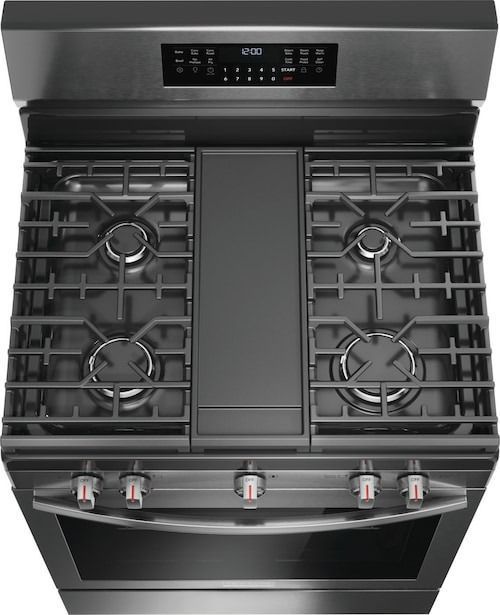 Frigidaire Gallery® 30" Smudge-Proof® Black Stainless Steel Freestanding Gas Range -2