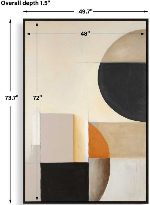 Uttermost® Western Hemisphere Hand Painted Abstract Art-2