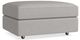 Bassett® Furniture Dover Gray Large Rectangle Storage Ottoman-0