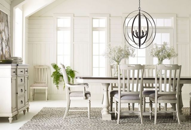 Legacy Classic Brookhaven Vintage Linen Slat Back Arm Chair-2
