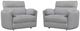 Parker House® Radius 2-Piece XL Mega Gray Extra Wide Power Glider Recliner Set-0