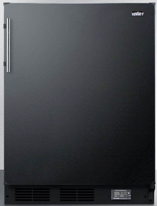 Summit® 24" 5.1 Cu. Ft. Black Compact Refrigerator-0
