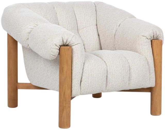 Classic Home Sansa Cream  Accent Chair-0
