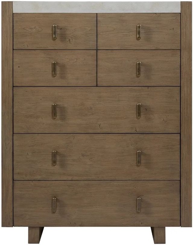 Bernards Moden Tea Chest with Faux Cement Top-1