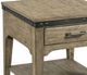 Kincaid® Plank Road Artisan's Stone Drawer End Table-2
