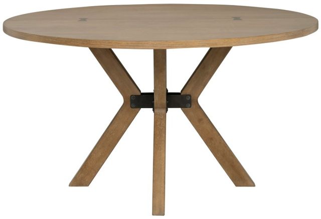 Flexsteel® Millwork Umber Round Dining Table-0