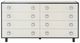 Bernhardt Silhouette Eggshell/Onyx Dresser-2