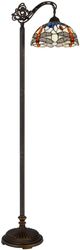 CAL Lighting & Accessories Tiffany Bronze Floor Lamp-1