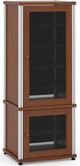 Salamander Designs® Synergy Model 603 AV Cabinet-Dark Cherry/Aluminum-0