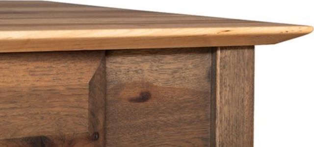 Country Classic Collection Customizable Simplicity Wedge Table with Drawer-1