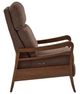 Best® Home Furnishings Customizable Ryberson Fabric Power High Leg Recliner with Espresso Legs-2