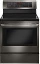 LG 30" Electric Single Oven Range-Black Stainless Steel-0