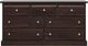 Mako Wood Furniture Inc. Claudette 58" x 30" Dresser-1